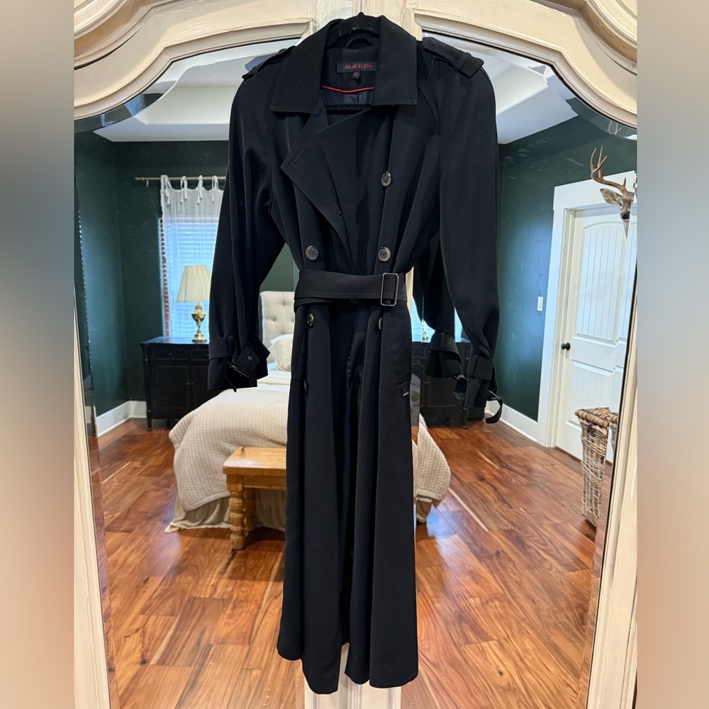 Elegant Black Trench Coat